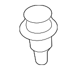 MR200300 - Body: Upper Grille Clip for Mitsubishi: Eclipse, Eclipse Cross, Galant, Lancer, Mirage, Montero, Montero Sport, Outlander, Outlander PHEV, Outlander Sport Image