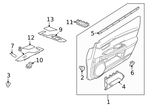 Rear Door for 2012 Mazda 6 #2