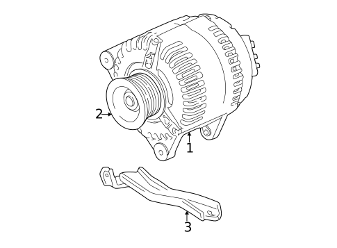 Alternator for 2004 Pontiac Vibe #1
