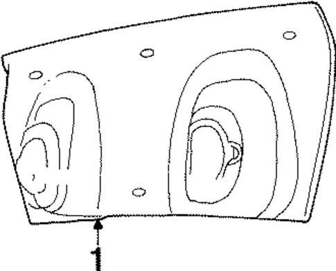 Interior Trim - Trunk for 1996 Mercury Mystique #0