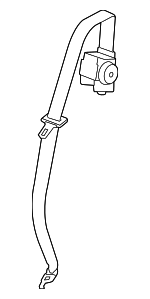 19208907 - Electrical: Center Seat Belt for Hummer: H3 Image