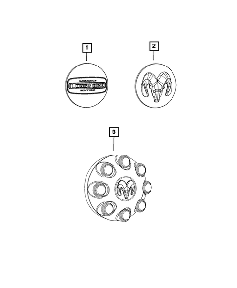 Wheel Covers and Center Caps for 2016 Ram 2500 #0