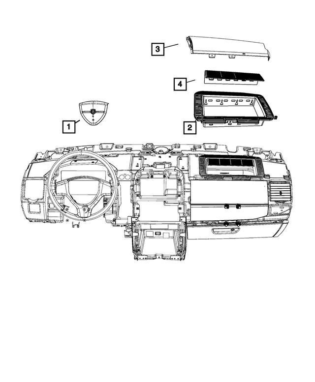 « 68087083AD –  : Passager Coussin Anti-chocs pour Mopar Image »