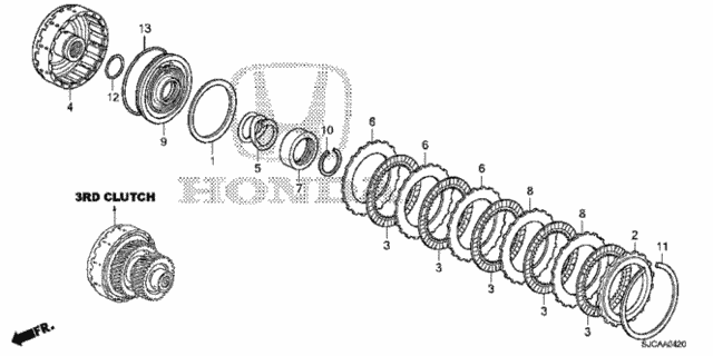 AT Clutch (3rd) for 2014 Honda Ridgeline #0
