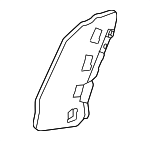 52107468674 - Body: Seat Back Frame Support Plate for BMW Image