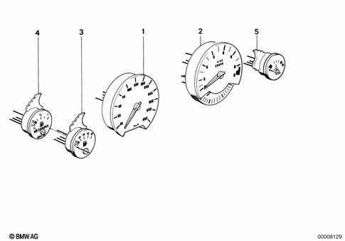 Instrument Cluster for 1992 BMW 535i #2