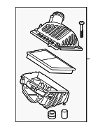 13718675280 - Engine: Air Cleaner Assembly for BMW Image