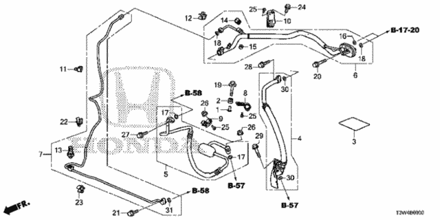 A/C Hoses - Pipes (1) for 2014 Honda Accord #0