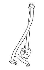 7321021141B0 - : Lap &amp; Shoulder Belt for Toyota Image