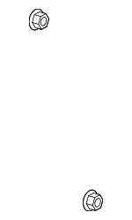 MU000310 - Body: Tuner Nut for Mitsubishi: Eclipse Cross, Outlander, Outlander PHEV, Outlander Sport Image