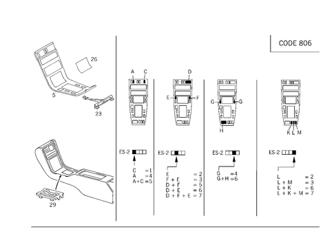 Wood Covering in Housing with Tray, One-Part L. H. D for 1985 Mercedes-Benz 500SEC #0
