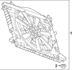 13534340 - : Fan &amp; Motor Insulator for GMC: Hummer EV Pickup, Hummer EV SUV Image