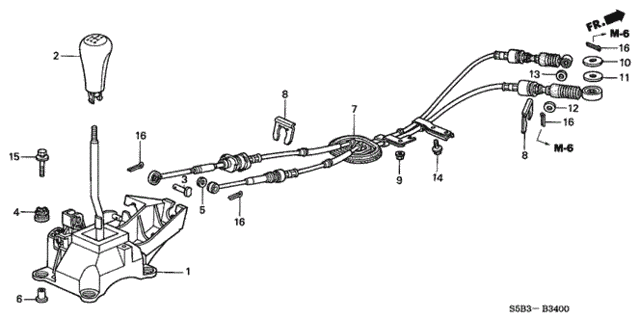 Shift Lever for 2005 Honda Civic #0
