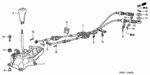 54102S5A003ZA - Chassis: KNOB, CHANGE LEVER *NH1L* (BLACK) for Honda Image