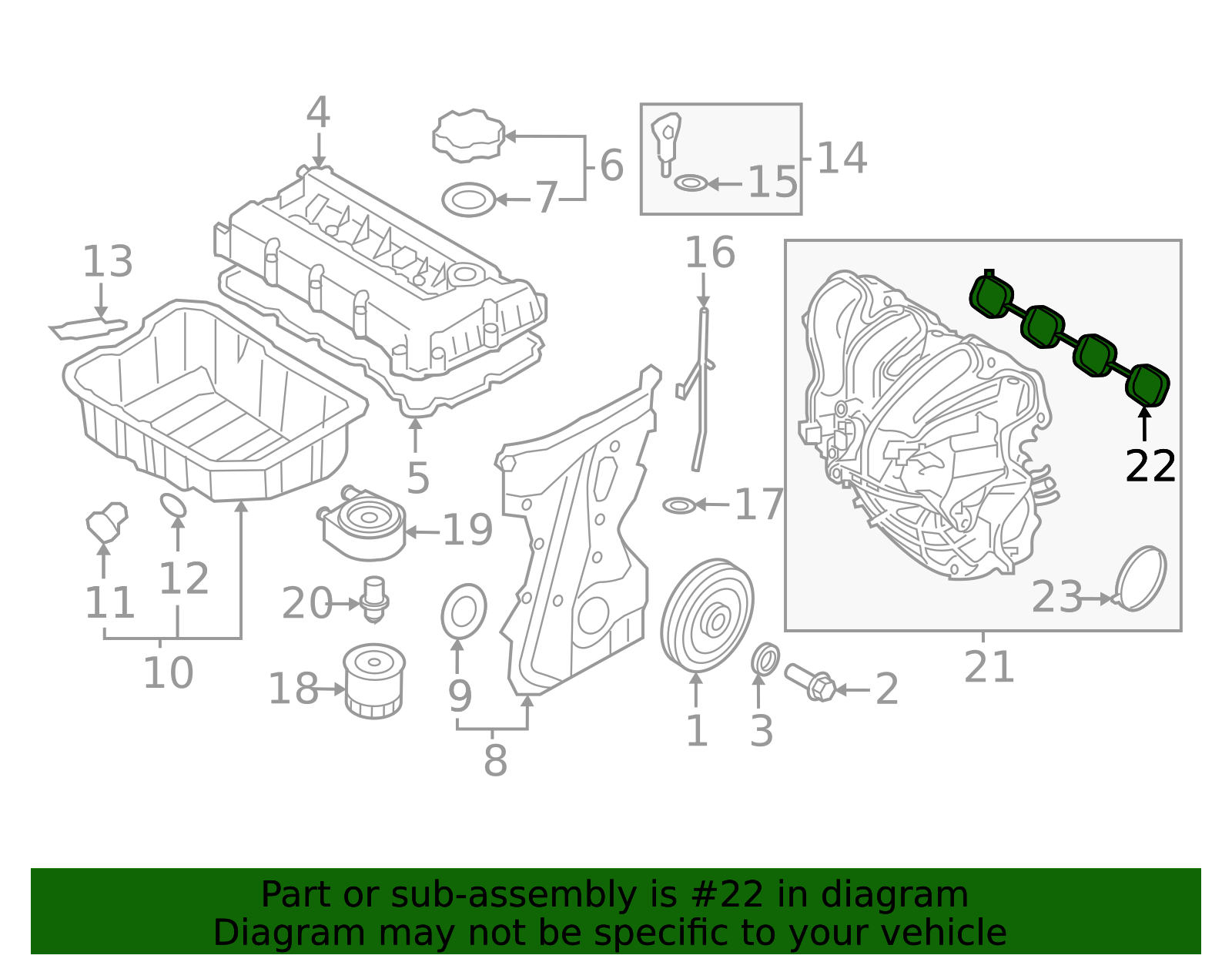 2011-2016 Hyundai Gasket 28313-2G700 | MotorMotor