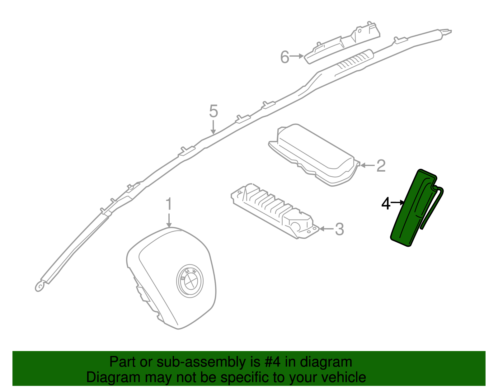 Side Impact Inflator Module - BMW (72-12-7-389-236)