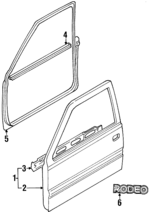 8970794461 - Body: Reinforcement for Isuzu Image
