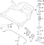 402033JK1C - Suspension: Front Hub &amp; Bearing for Infiniti Image