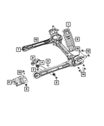 68142534AA - : Rear Coil Spring, Left for Mopar Image