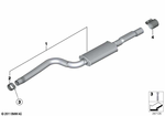 18308632361 - Exhaust System: Muffler Clamp for BMW Image