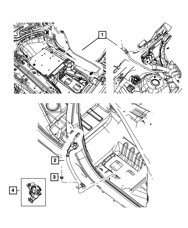 68191445AA - Electrical: Positive Battery Terminal Kit for Mopar Image image