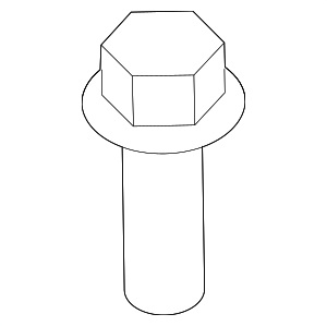 N91154701 - : Hinge Bolt for Audi Image