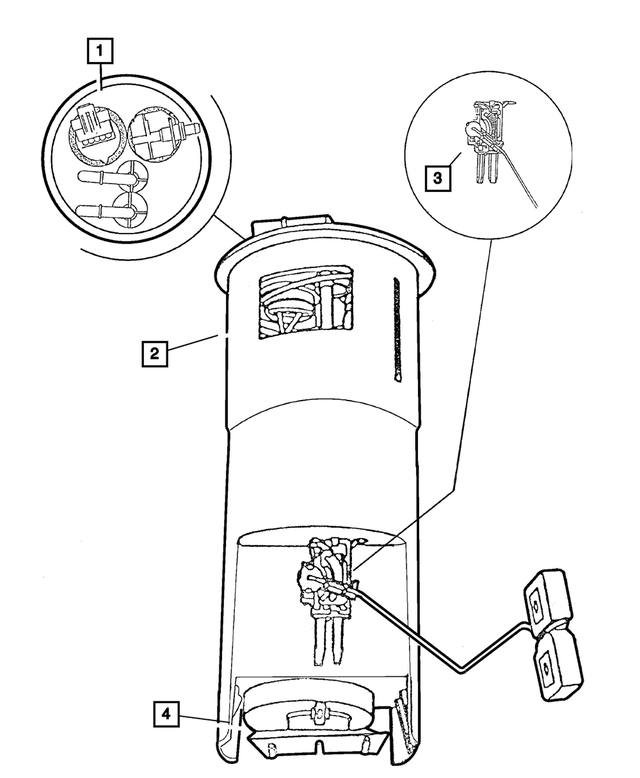 « 5019003AB – Fuel : Pomp Carburant/unité Niveau Trs Module pour Mopar Image »