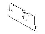 9L3Z1523706AA - Body: Truck Cab Back Panel for Ford: F-150 Image