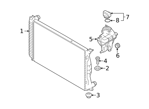 Radiator & Components for 2009 Audi A6 Quattro #0
