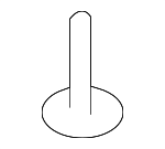 7915222000 - Body: Hinge Bolt for Genesis: Electrified G80, G70, G80, G90, GV70, GV80, GV80 Coupe | Hyundai: Accent, Azera, Elantra, Elantra Coupe, Elantra GT, Genesis, Genesis Coupe, Ioniq, Kona, Kona Electric, Kona N, Palisade, Santa Fe, Santa Fe Sport, Santa Fe XL, Sonata, Tiburon, Tucson, Veloster, Veloster N, Venue, Veracruz Image