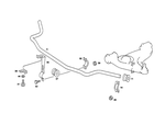 2013237865 - Springs, Suspension and Hydraulics: Torsion Bar for Mercedes-Benz: 190, 190D, 190E Image
