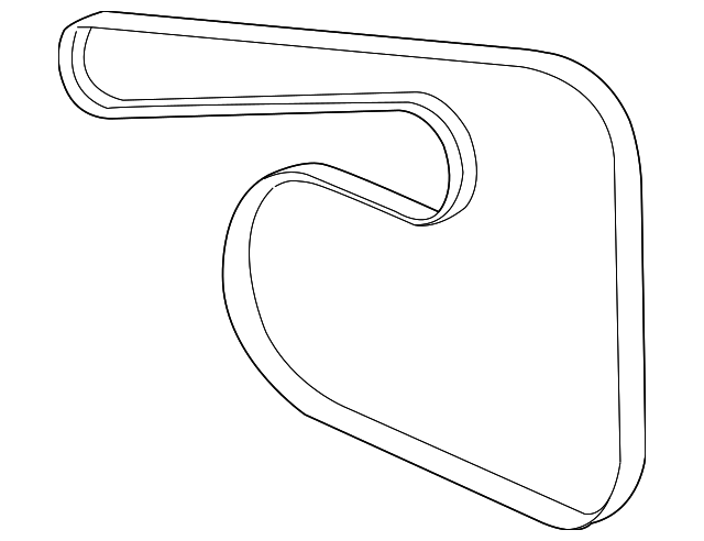 2018-2026 GM V-Ribbed Serpentine Belt 12654472 GM | GMPartsDirect.com