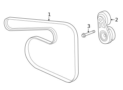 Belts & Pulleys for 2023 GMC Terrain #0