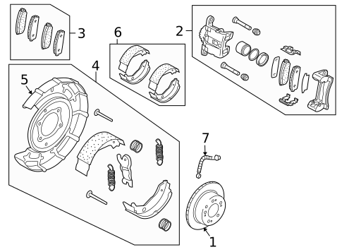 Rear Brakes for 2005 Kia Sorento #0