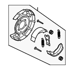 584603E200 - : Backing Plate for Kia: Sorento Image