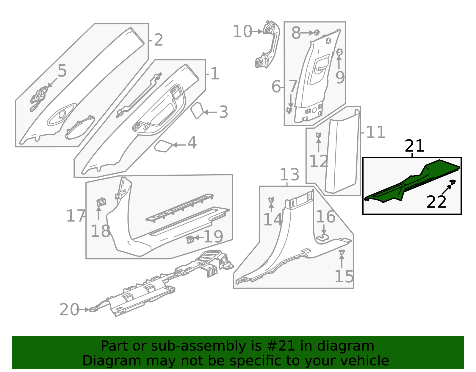 Door Sill Plate 84270252 - Genuine GM Protection | AutoNation Parts