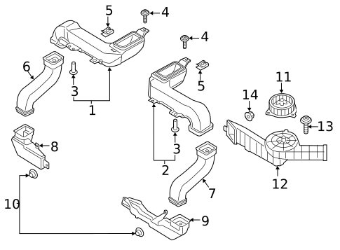 Electric Cooling Fan for 2019 Lincoln MKZ #0