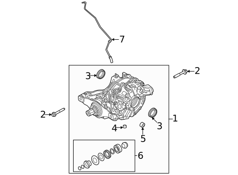 Axle & Differential for 2022 Land Rover Range Rover #1