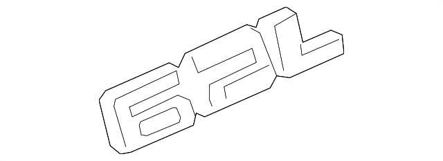 2020-2025 Chevrolet Nameplate 23400422 | Capital Chevy Parts