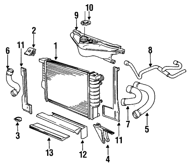 17111468080 - : Radiator for BMW Image
