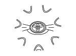 4260B62010 - : Center Cap for Toyota Image