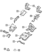 68237169AD - Exhaust: Dash Heat Shield for Mopar Image image