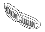51115A1BFA5 - Body: Upper Grille for BMW: 330e, 330e xDrive, 330i, 330i xDrive, M340i, M340i xDrive Image