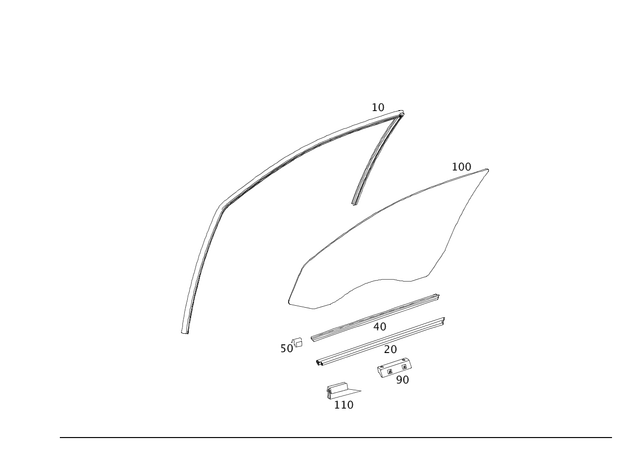 2117250047 - Front Doors: Intermediate Layer for Mercedes-Benz Image image