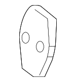 694150E010 - Body: Striker Cover for Lexus: CT200h, ES250, ES300, ES300h, ES330, ES350, GS300, GS350, GS430, GS450h, GS460, GX470, HS250h, IS F, IS250, IS350, LS430, LS460, LS600h, LX570, NX200t, NX250, NX300h, NX350, NX350h, NX450h+, RX350, RX450h, TX350, TX500h, TX550h+ Image