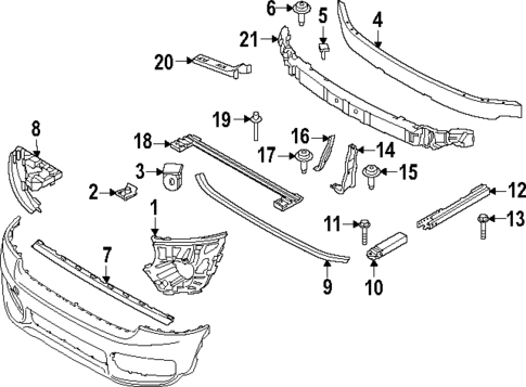 Bumper & Components - Front for 2020 Mini Cooper #0