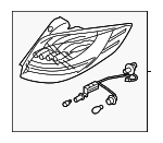 924022V100 - : Tail Lamp Assembly for Hyundai Image