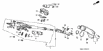 90361SM4003 - Chassis: NUT, FLANGE (8MM) for Honda Image