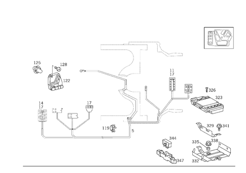 Electric Seat Adjuster for 1992 Mercedes-Benz 500SL #1