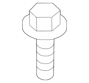N91175701 - Body: Radiator Support Bolt for Audi Image